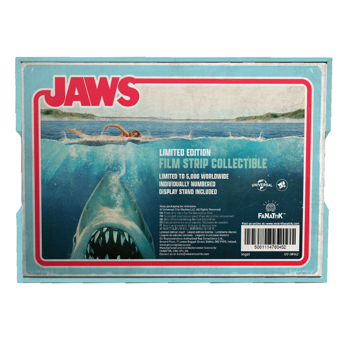 Jaws – Limited Edition Metal Film Strip Collectible