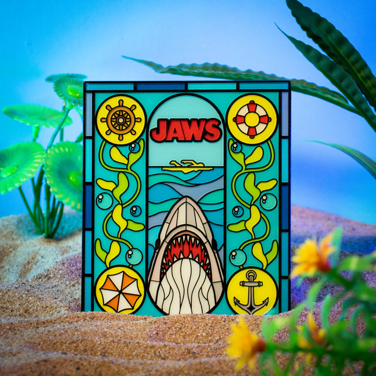 Jaws – Limited Edition Stained Glass-Style Ingot