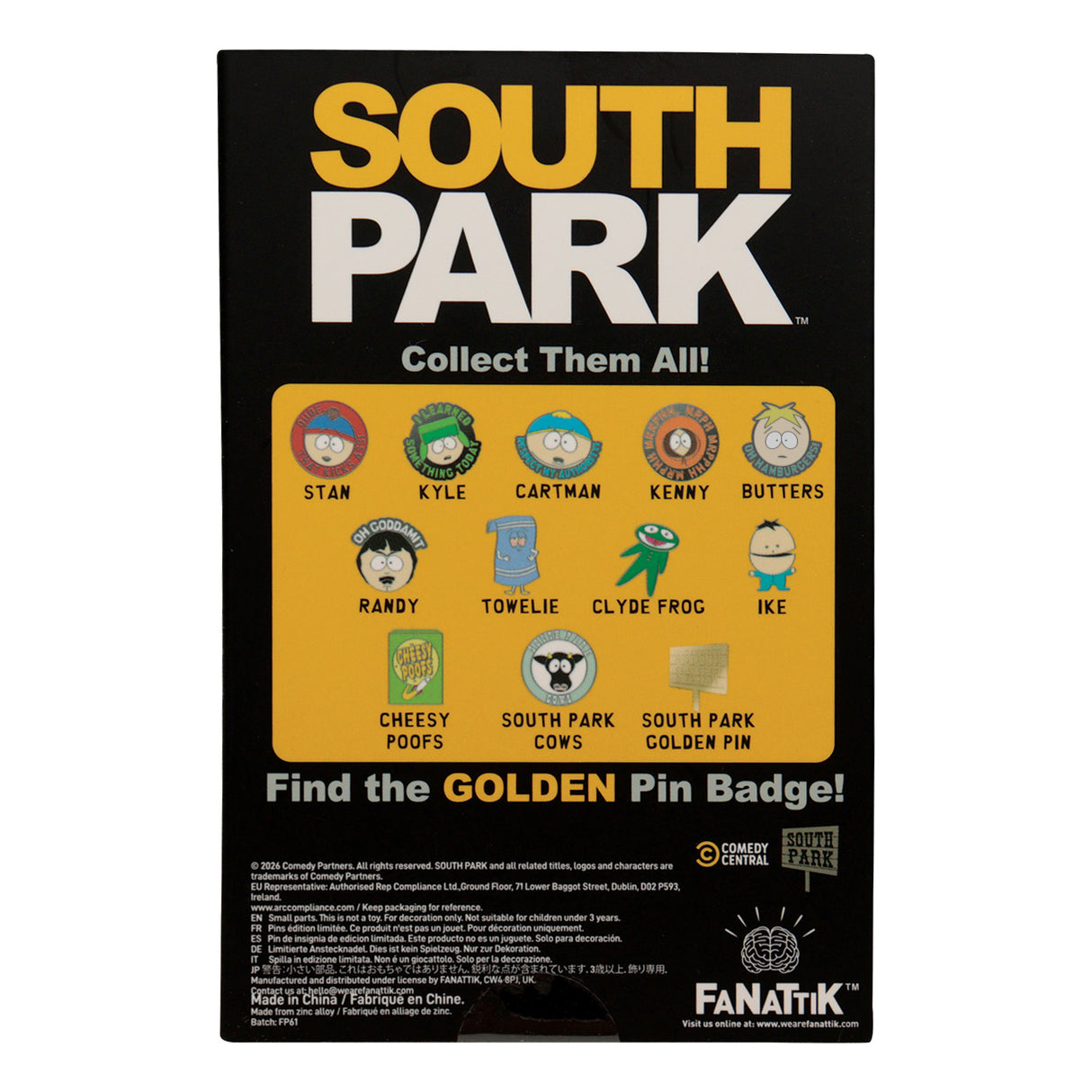 South Park – Mystery Pin Badges