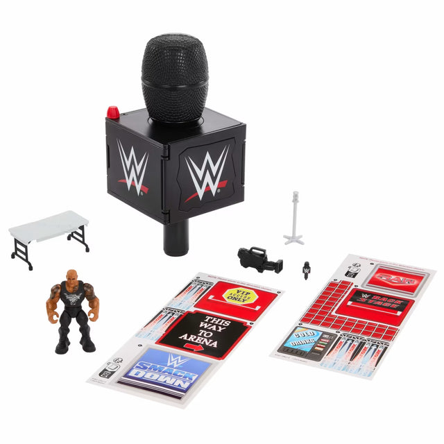 WWE Knuckle Crunchers Microphone Playset