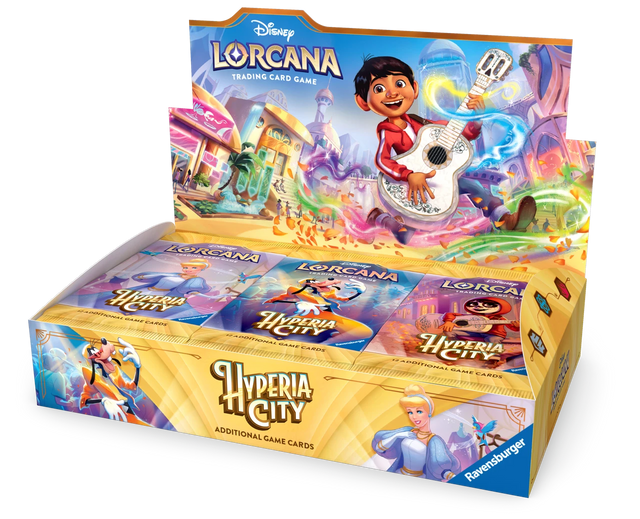 Disney Lorcana TCG - Set 14 - Hyperia City - Booster Box (24 Packs)