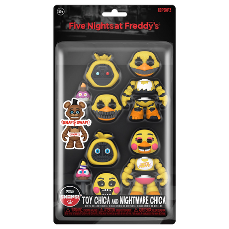 Funko SNAPS!: Five Nights At Freddy's - Toy Chica And Nightmare Chica Vinyl Figure 2 Pack