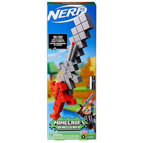 Hasbro NERF Minecraft Dart Blasting Sword With Foam Blade