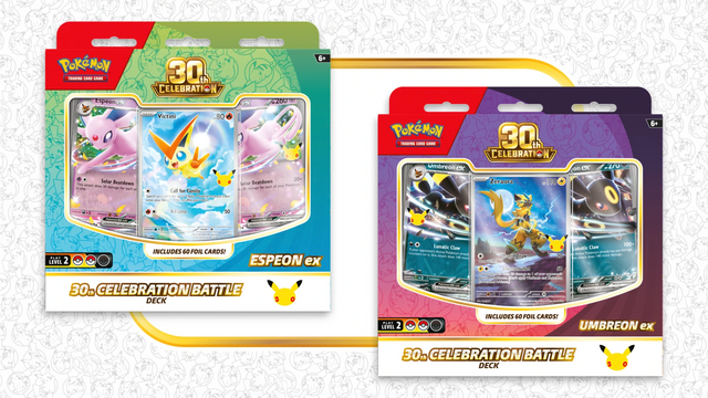 Pokemon TCG: Battle Deck Assortment - 30th Celebration