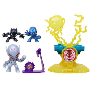 Hasbro Marvel Stunt Squad Villain Knockdown - Black Panther & Iron Man vs Ultron