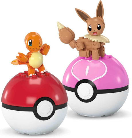 Pokemon Poke Ball 2 Pack: Charmander & Eevee