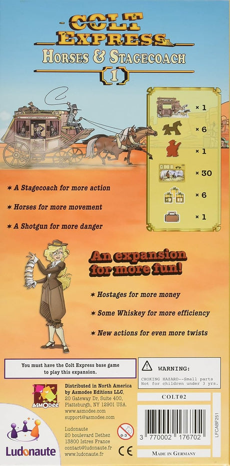 Colt Express: Horses & Stagecoaches Expansion