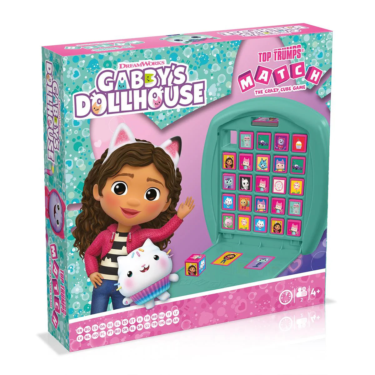 Top Trumps Match Gabbys Dollhouse Crazy Cube Game