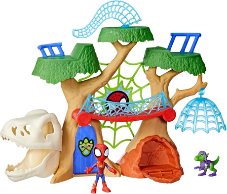 Spidey And His Amazing Friends Dino-Webs Treehouse Playset