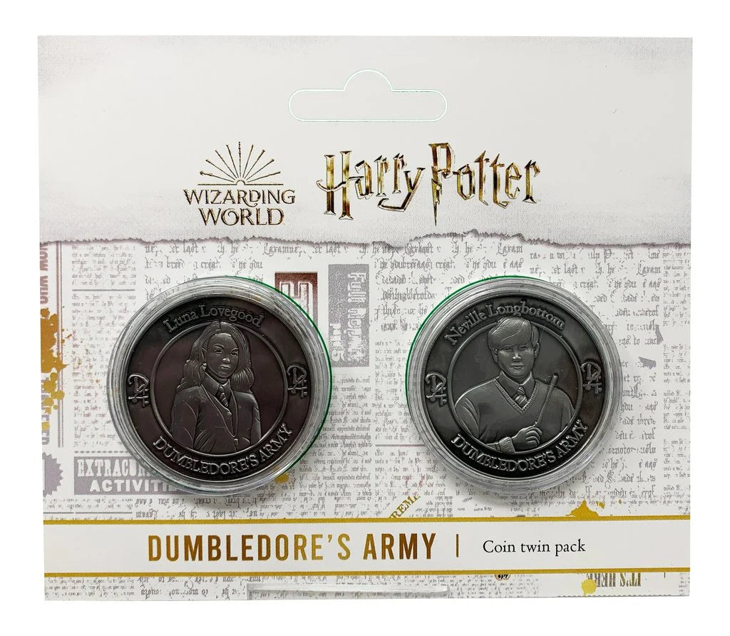 Harry Potter Dumbledore Army Twin Coin (Luna Lovegood & Neville Longbottom)