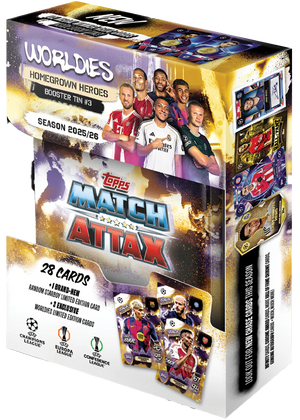 Match Attax - Worldies 25/26 Booster Tin 3: Homegrown Heroes