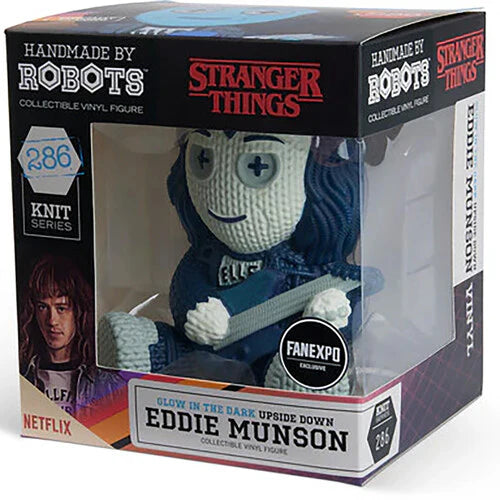 Stranger Things: Eddie (Upside Down Glow In The Dark) 286 Vinyl Figure from Handmade By Robots