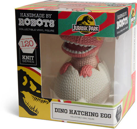 Jurassic Park: Hatching Egg 120 Collectible Vinyl Figure from Handmade By Robots