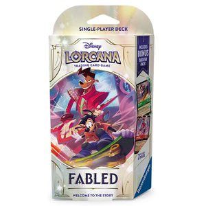 Disney Lorcana TCG - Set 9 Fabled - Starter Deck  Max Goof & Powerline