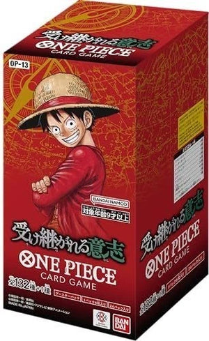 One Piece TCG (OP-13) CARRYING ON HIS WILL - Booster Box 24 Packs - Japanese