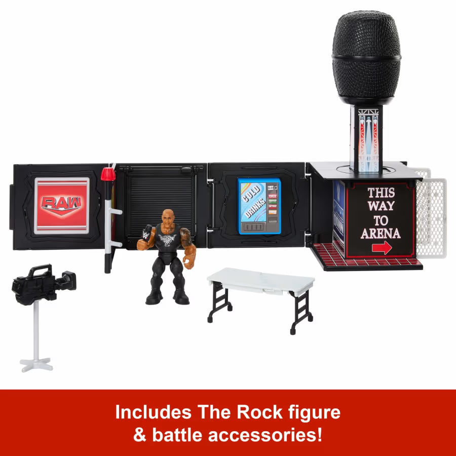 WWE Knuckle Crunchers Microphone Playset