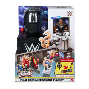 WWE Knuckle Crunchers Microphone Playset