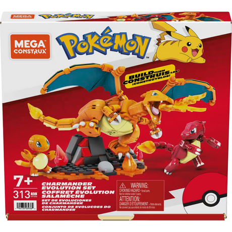 Mega Construx Pokemon: Charmander Evolution
