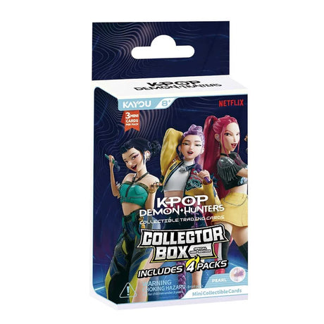 KPop Demon Hunters-Collectible Trading Cards-Special Mini Edition-Collector Box (4 packs)-001