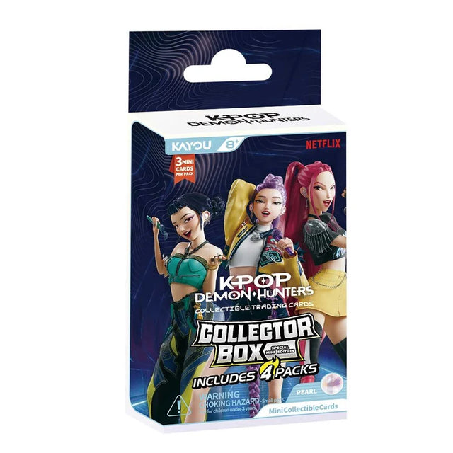 KPop Demon Hunters-Collectible Trading Cards-Special Mini Edition-Collector Box (4 packs)-001