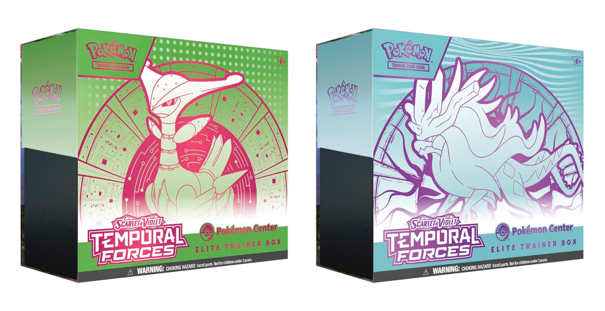 Pokemon TCG: Temporal Forces - Elite Trainer Box - Iron Leaves / Walking Wake
