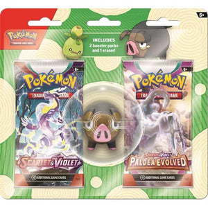 Pokemon TCG: Back to School Eraser Blister (2023) Smoliv/Lechonk
