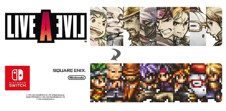 Live A Live Double Sided Bookmark