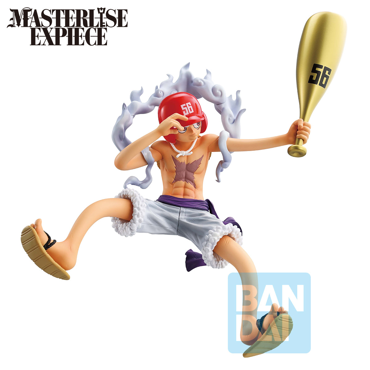 One Piece Ichibansho Figure Masterlise Expiece Monkey D. Luffy Gear 5 Baseball Ver. Action Figure