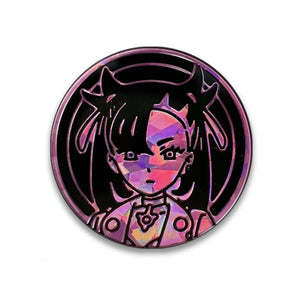 Pokemon TCG: Black & Pink Sparkle Marnie Oversized Coin