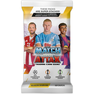 Match Attax - 25/26 Single Pack 12 Cards