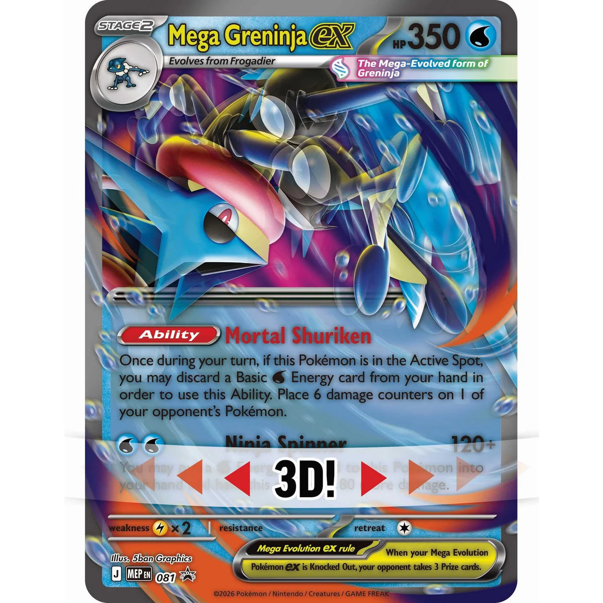 Pokemon TCG: Mega Greninja ex Premium Collection