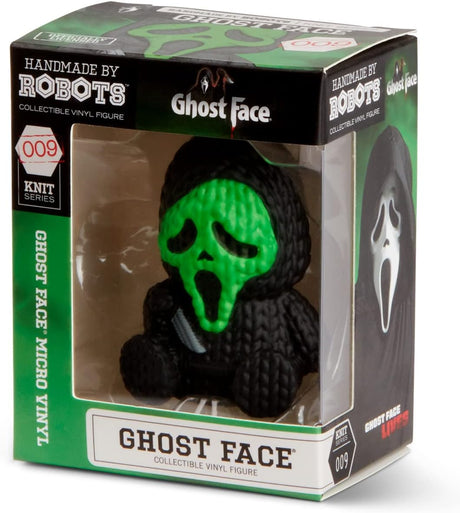 Ghostface 1.75" Micro Figure Fluorescent Green 009 Vinyl Figure from Handmade By Robots