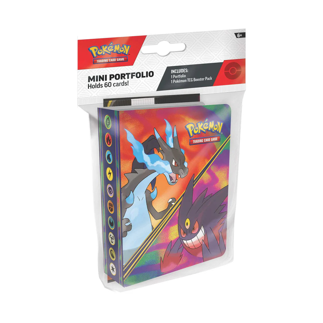 Pokemon TCG Q1 2026 Mini Portfolio. Mega Charizardm Mega Gengar, Mega Diancie