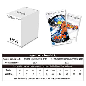 Kayou Naruto: Smriti Collectable Cards - Heaven Scroll Booster Box (24 Packs)