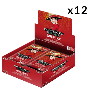 One Piece Card Game: (OP-13) Carrying On His Will - Sealed Case 12 Booster Boxes Boxes