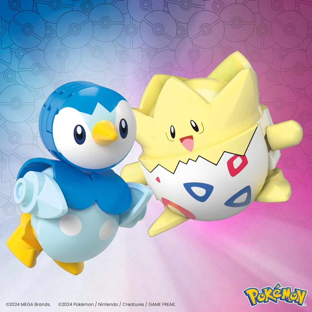 Pokemon Poke Ball 2 Pack: Togepi & Piplup