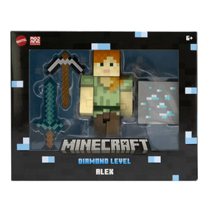 Mattel Minecraft Diamond Level Alex Action Figure
