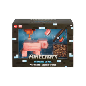 Mattel Minecraft Diamond Level Pig Action Figure