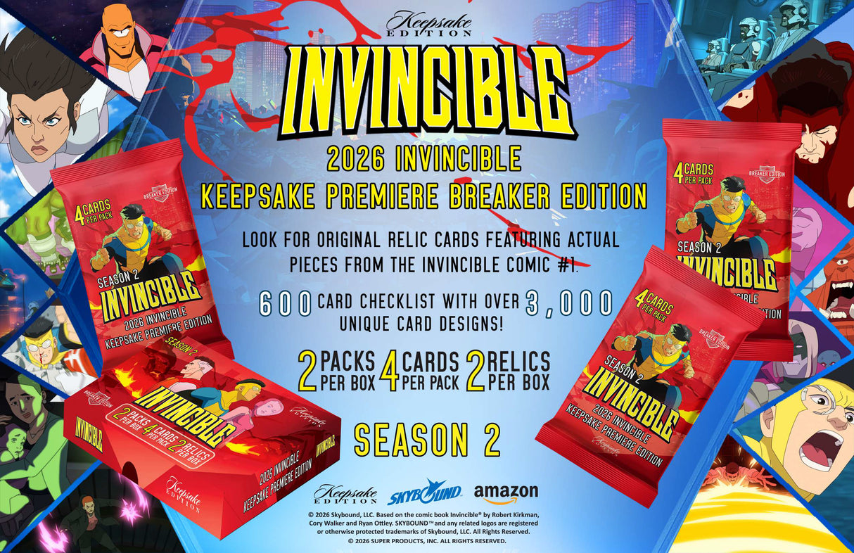 Invincible Season 2 Keepsake Premiere Breaker Box