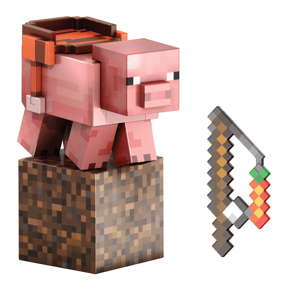 Mattel Minecraft Diamond Level Pig Action Figure