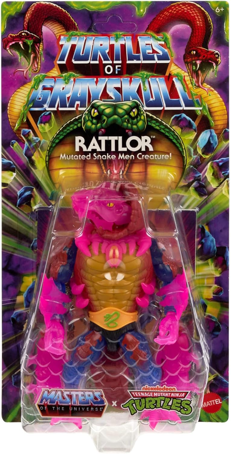 Teenage Mutant Ninja Turtles X Masters of the Universe: Rattlor Action Figure