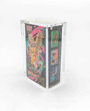 Clear Acrylic Japanese Booster Box Display Case - High Class - Magnetic Lid