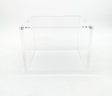 Clear Acrylic Mini Tin- 10 Pack Display Unit Case - Magnetic Lid