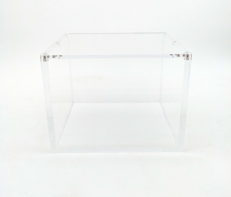Clear Acrylic Mini Tin- 10 Pack Display Unit Case - Magnetic Lid