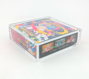 Clear Acrylic Japanese Booster Box Display Case - Magnetic Lid