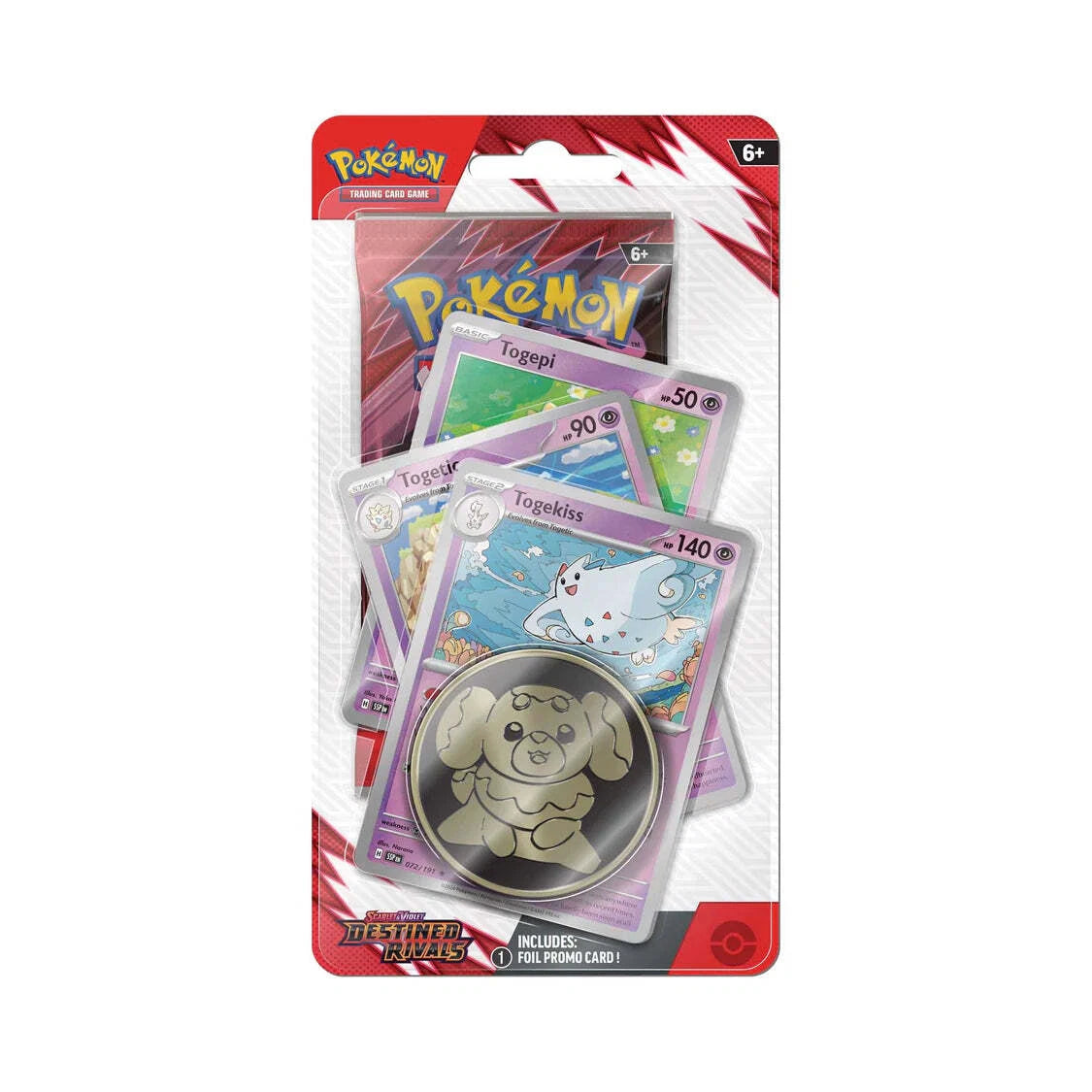 Pokemon TCG: Scarlet & Violet 10 - Destined Rivals  - Premium Checklane - 1 At Random