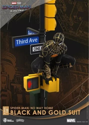 Beast Kingdom - Spider-Man: No Way Home-Black and Gold Suit