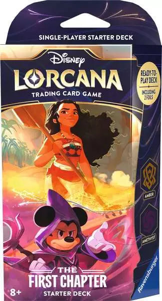 Disney Lorcana TCG - Set 1 - The First Chapter - Starter Deck - Amber & Amethyst
