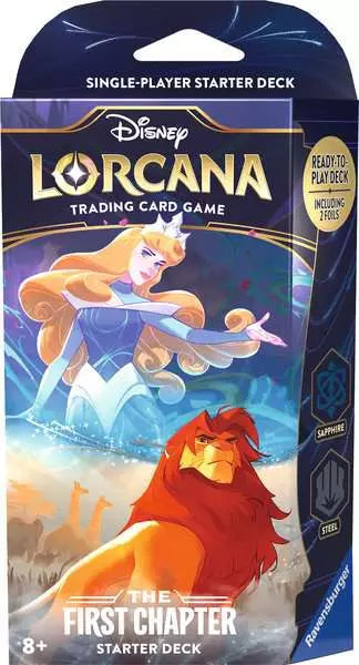 Disney Lorcana TCG - Set 1 - The First Chapter - Starter Deck - Sapphire & Steel