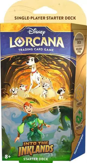 Disney Lorcana TCG - Set 3 - Into the Inklands - Starter Deck - Amber & Emerald
